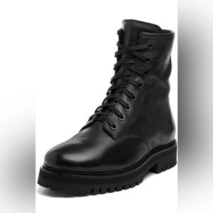 Thursday Major Combat Boot Black Leather